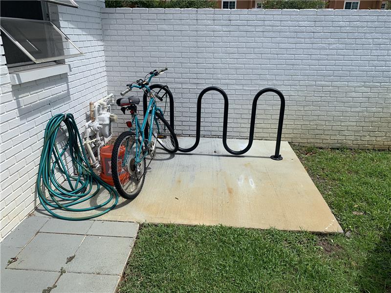 Bike Rack - near Laundry Room