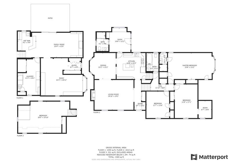 628 W Wayne Avenue Floorplan