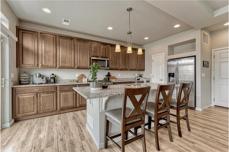 View of the Island Kitchen.