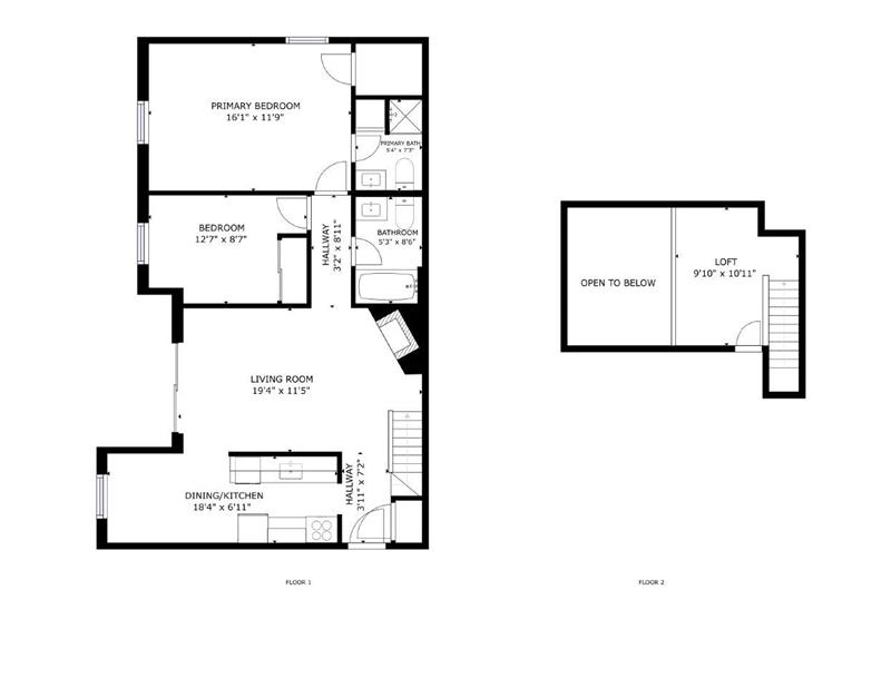 631 Washington Place - Floor plan