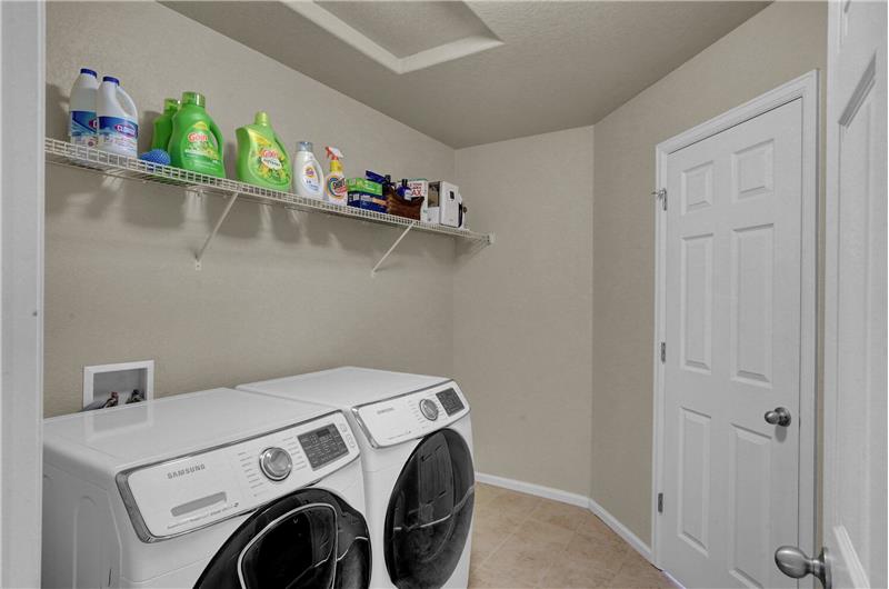 Upper level Laundry Room