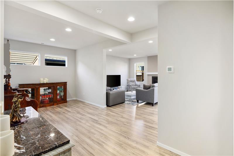 Engineered Hardwoods on main level