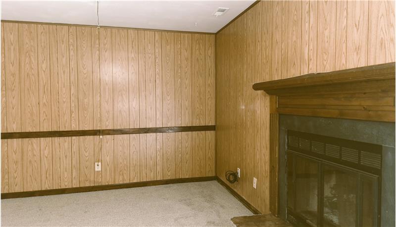 Den with Fireplace