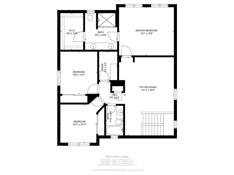 Upper Level Floor Plan