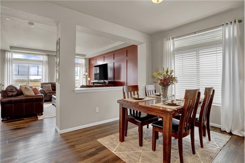 View of Dining Room and Great Room