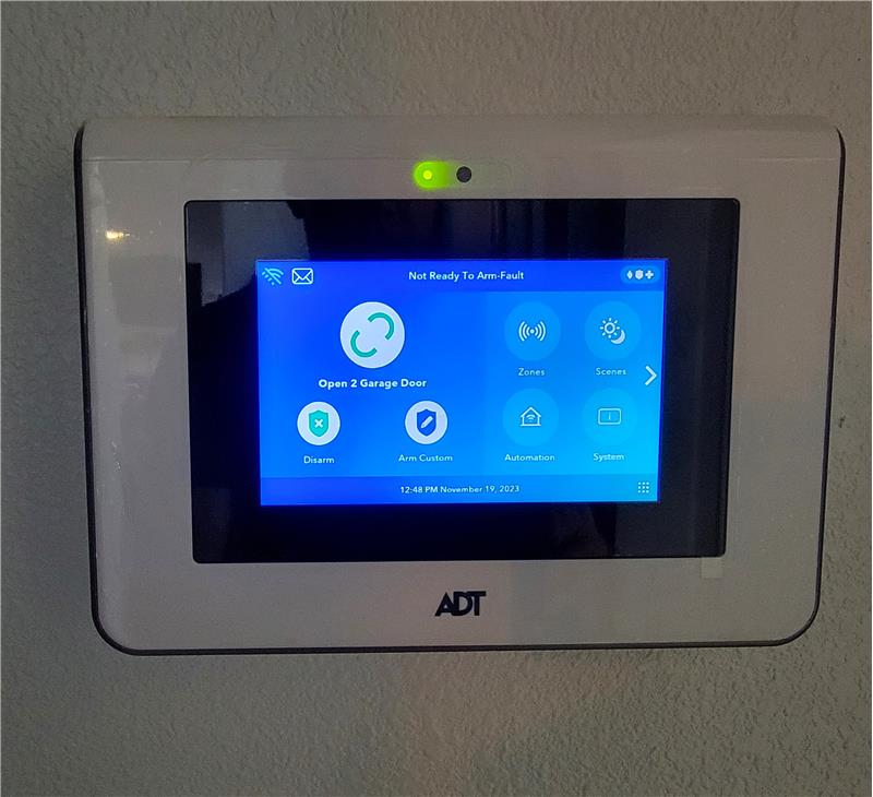 ADT Security System is owned outright and will transfer to Buyer at close!