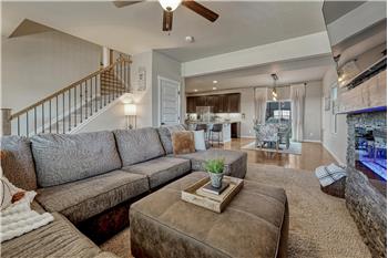 The Living Room flows seamlessly into the Dining Area and Kitchen, making this a perfect place for entertaining.
