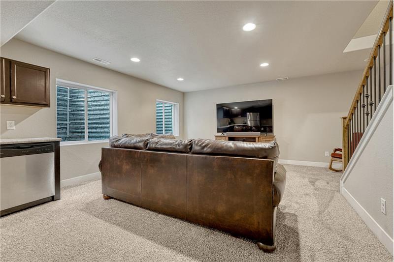 Basement Family Room.