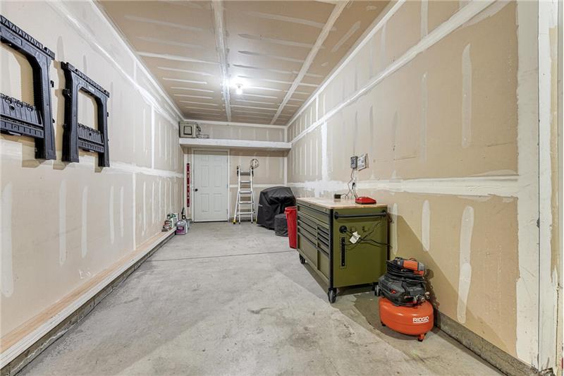 4th car garage can be used for storage, bikes, golf cart.