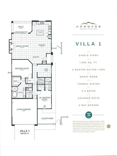 Modern floorplan