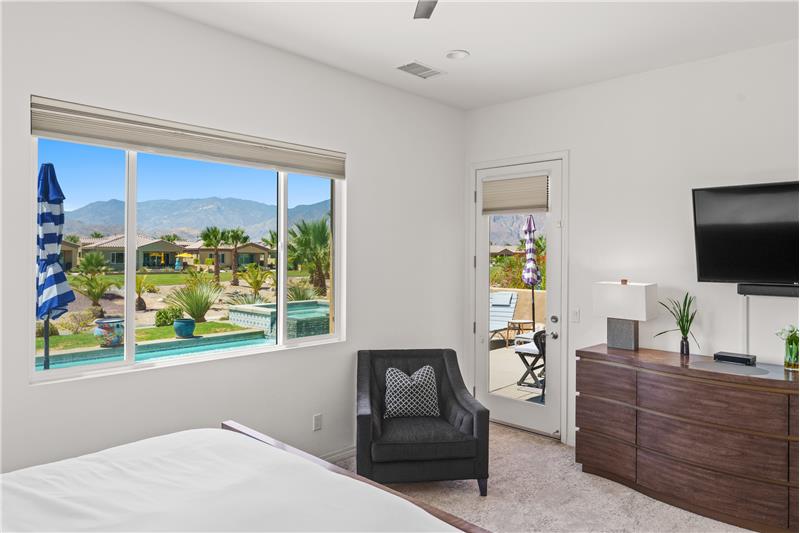 Primary private entrance to patio/pool