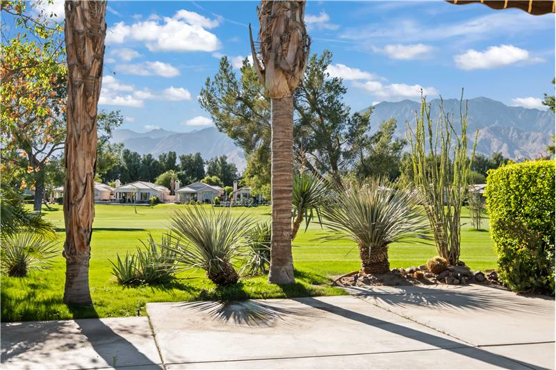 Huge patio with room for expansion and views