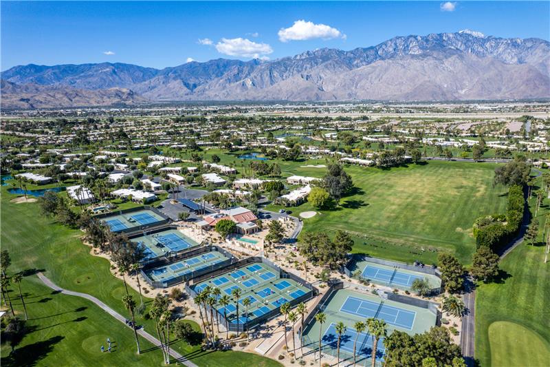 Looking West from Fitness Center and Sports Courts