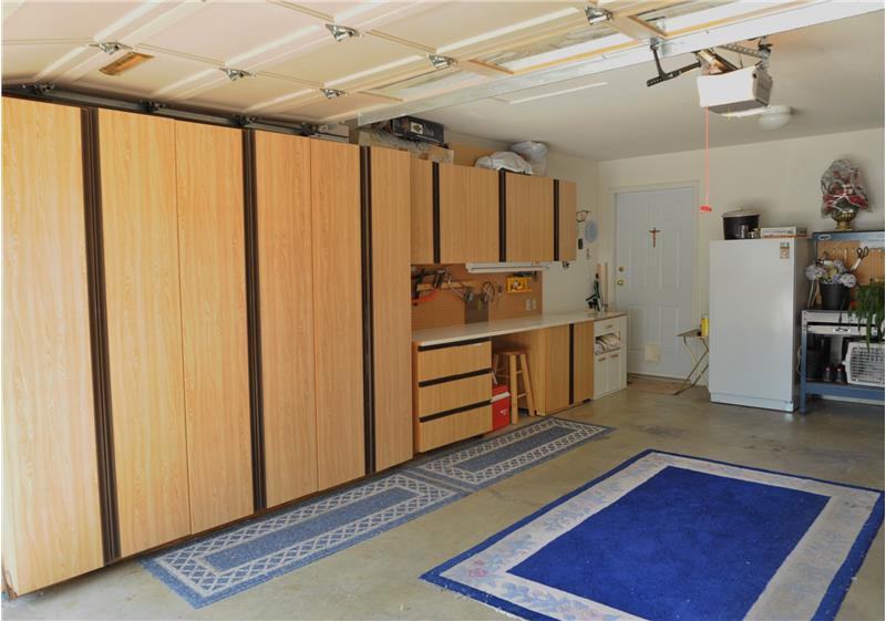 Garage with plenty of room for storage or tools