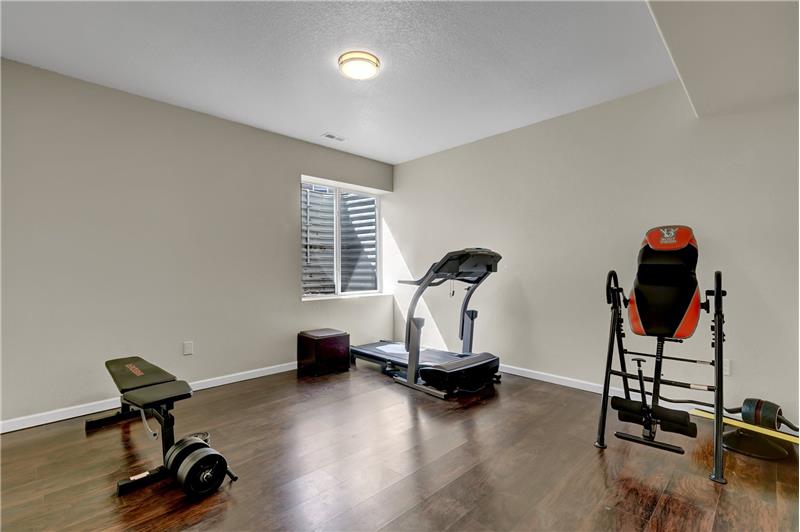 Basement Bedroom (currenlty used as a gym)