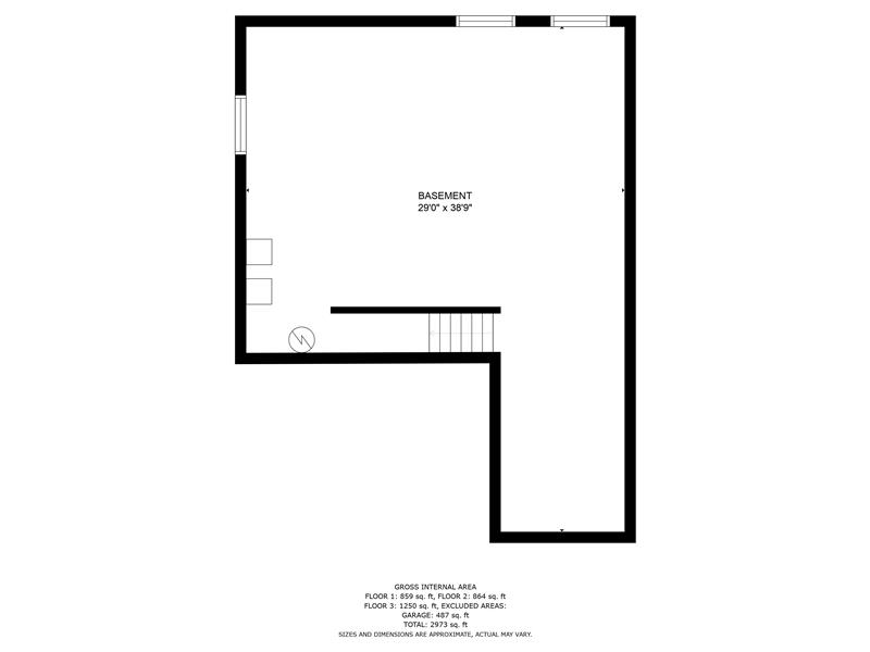 Basement Level Floor Plan