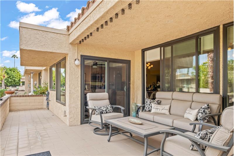 Partially Covered patio