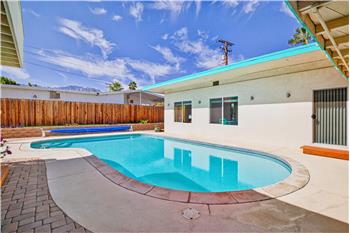 Pool is between the Main house and the Casita