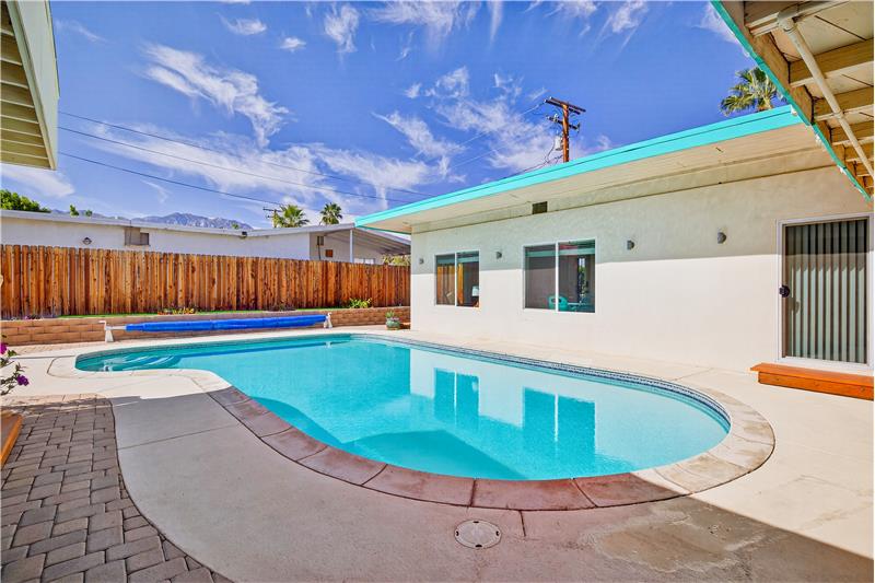 Pool is between the Main house and the Casita
