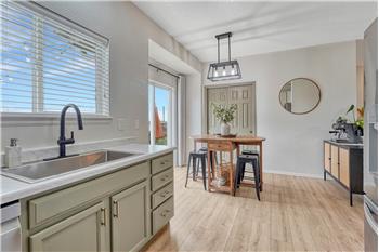 View of the Dining Area from the Kitchen.