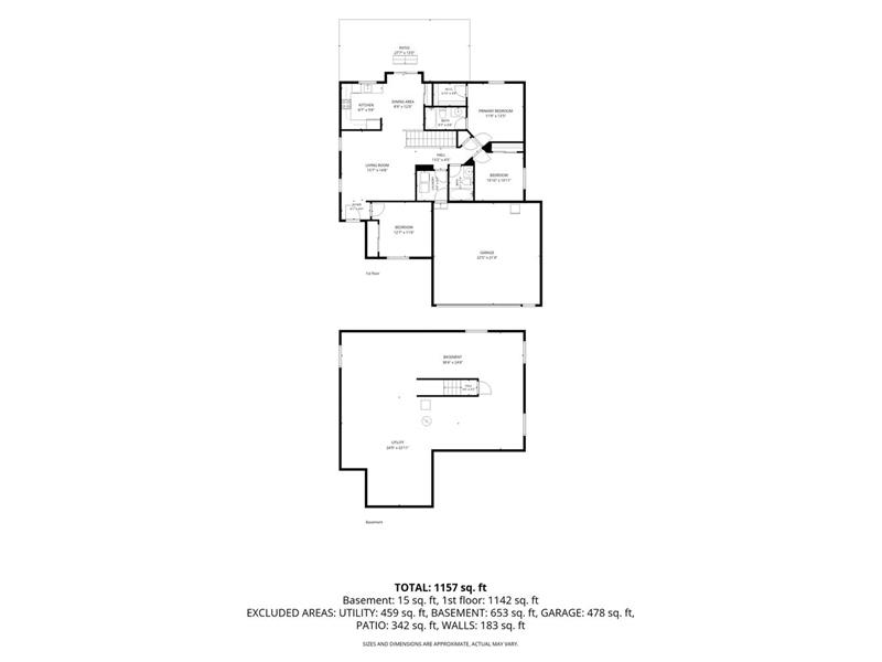 Whole house floor plan.