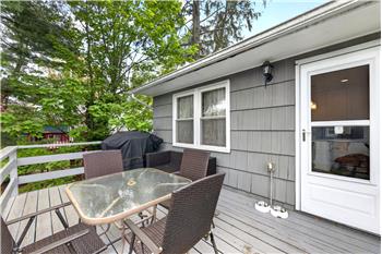 Deck just off the kitchenperfect for dining outdoors and enjoying relaxing summer evenings