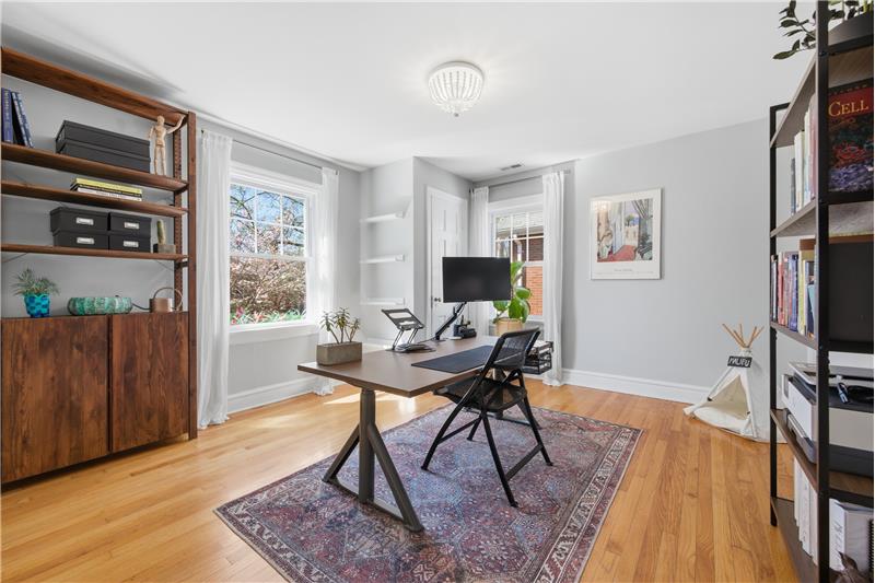 Bedroom #2 being used as an office