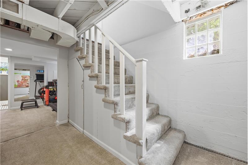 Stairs to the lower level