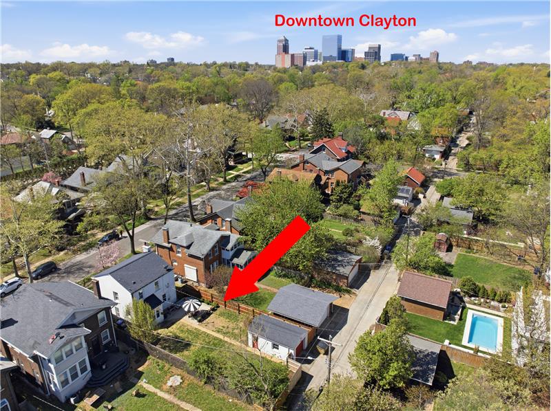 Downtown Clayton not far at all.