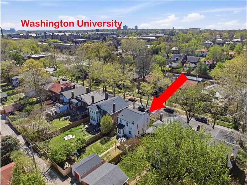 Look how close Washington University is!