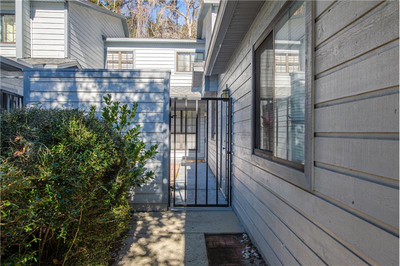 Gated Entry to Front Terrace Area