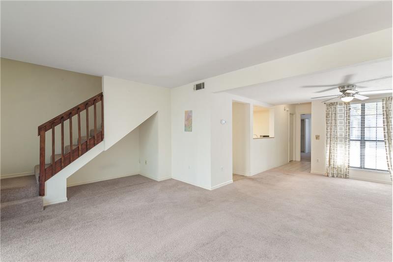 Living Room view to Stairway