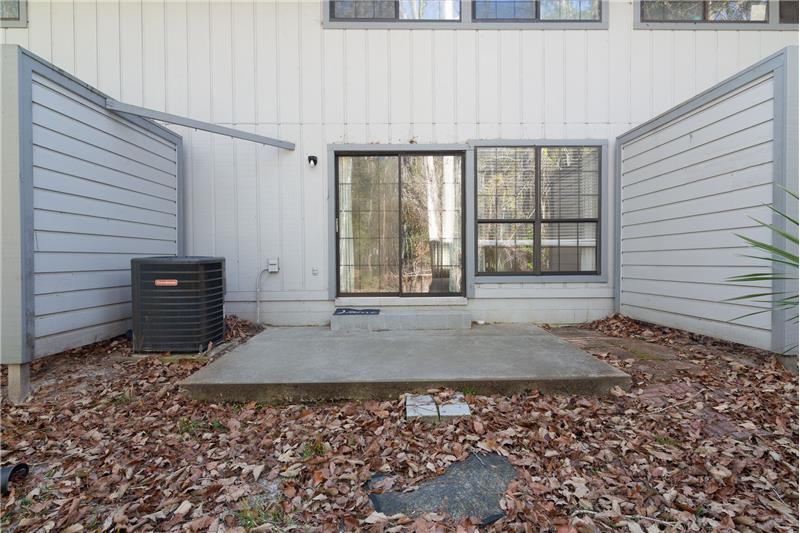 Rear Patio View