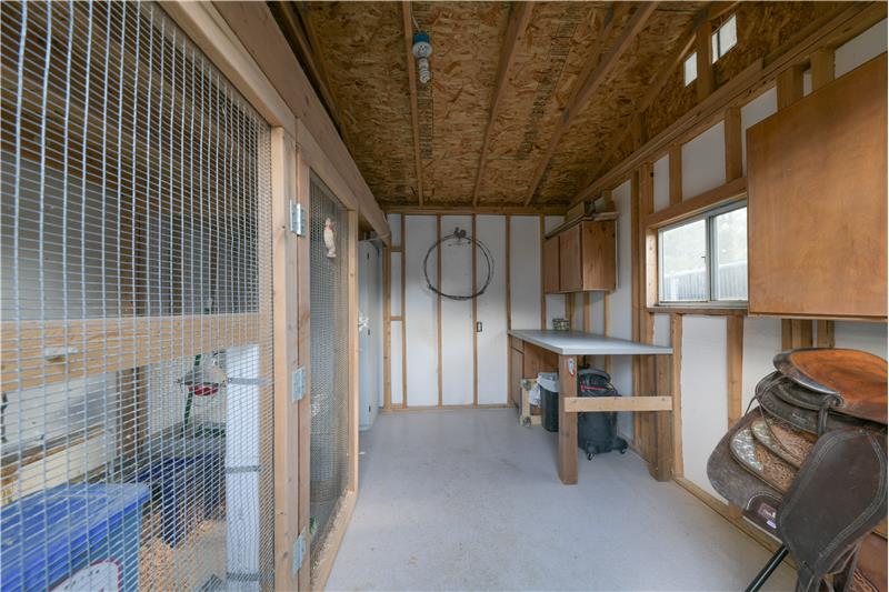 Inside Chicken Coop