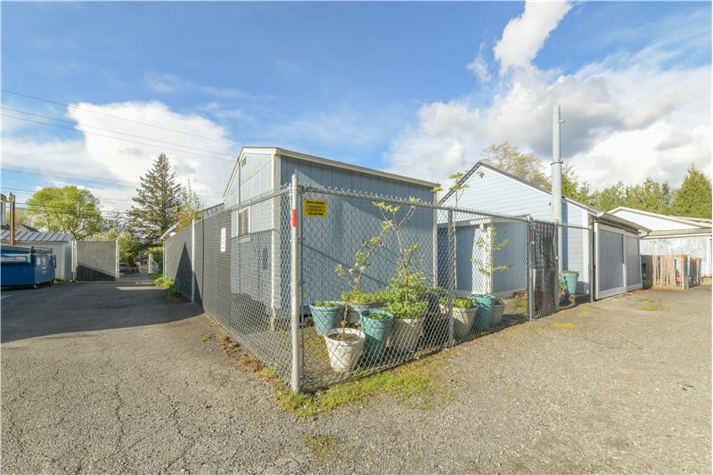 Back of property