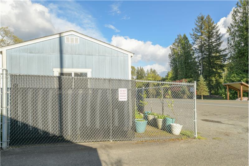 Back of property showing Hwy2