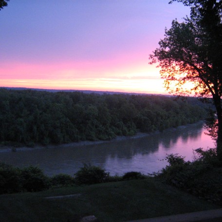 River at sunrise