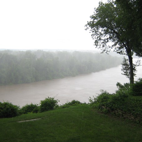 Rain on the river