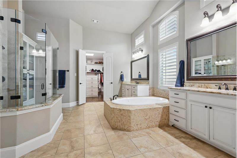 Separate vanities