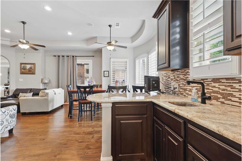 Functional kitchenette for your guests to enjoy