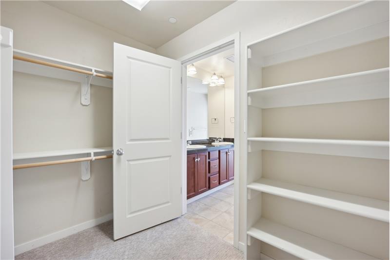 Large walk-in closet