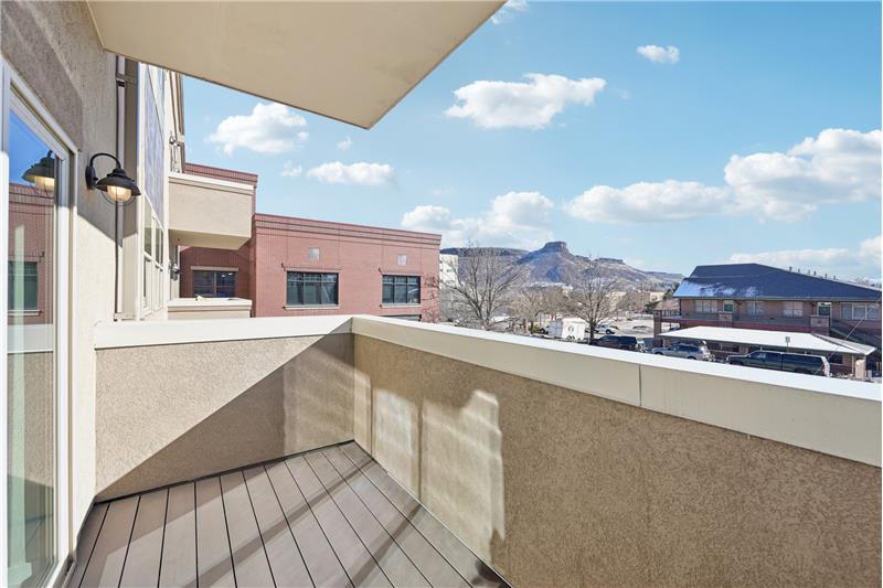 View of South Table Mountain from balcony