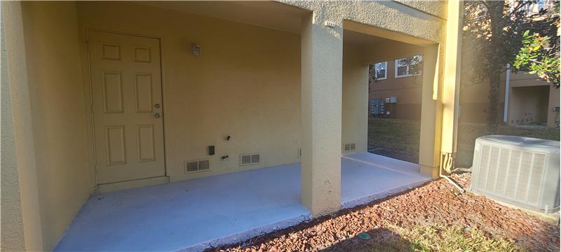 Patio off Garage