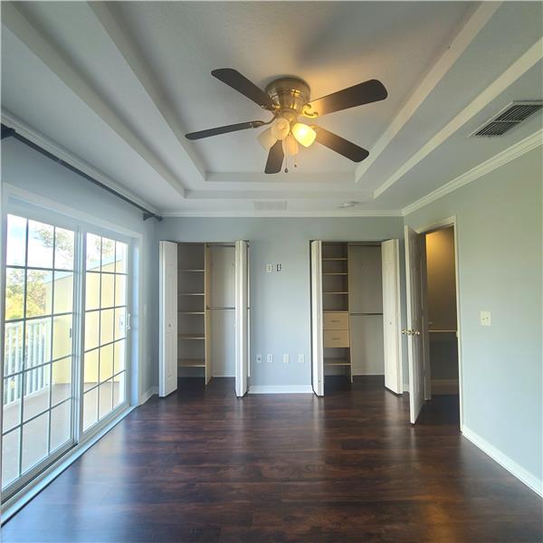 Step Ceiling in Master Bedroom