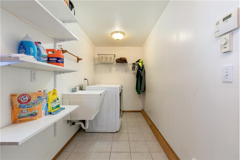 Laundry Room--maybe add a 1/2 bath here?