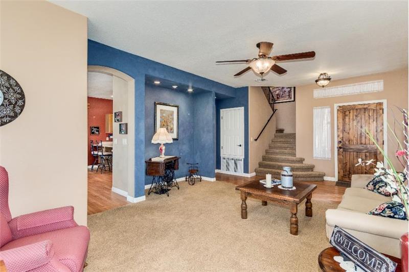 Ceiling fans throughout the home.