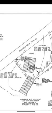 This is prior to building double unit & removal of old barn