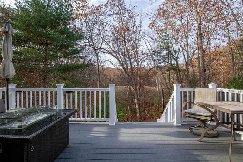 75 Pheasant Run Ct  Rear of Home & Deck with Pond Views