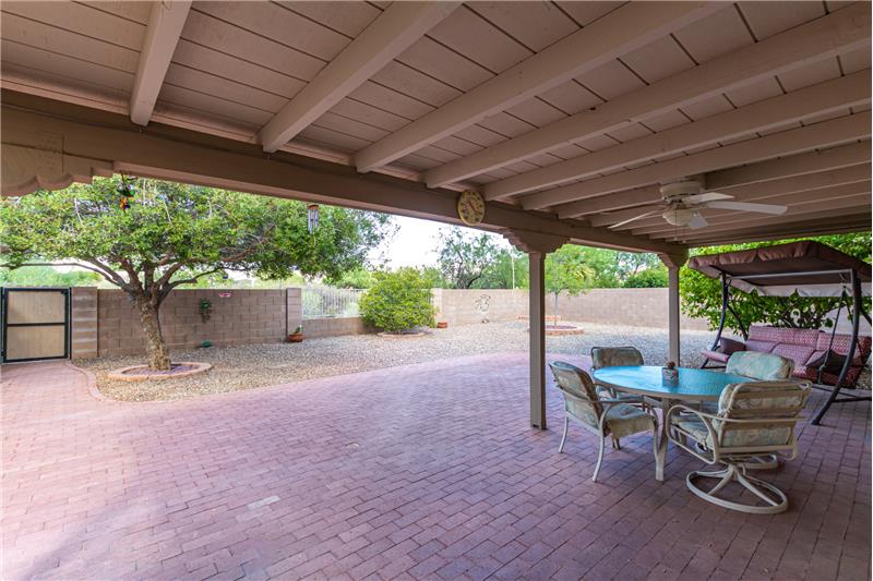 Shady Extended Covered Patio