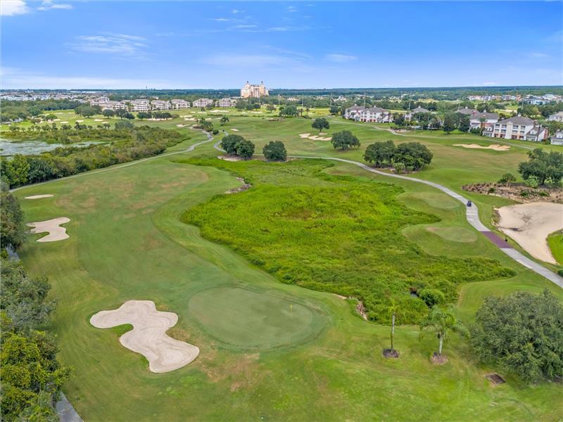 Aerial View Golf Course